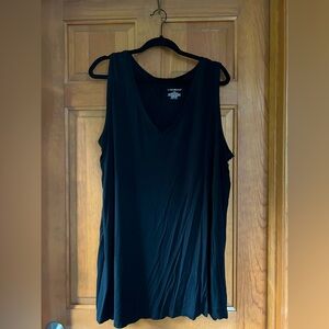 Lane Bryant Black tunic tank 22/24
